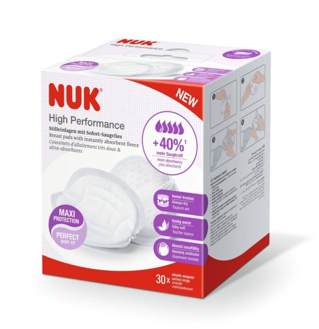 NUK Επιθέματα Στήθους High Performance 30τμχ