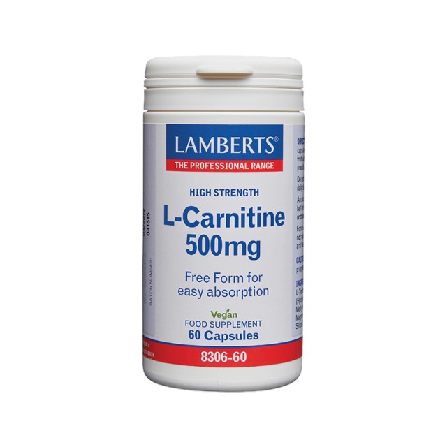 Lamberts L-Carnitine 500mg 60caps