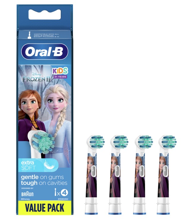 Oral-B Ανταλλακτικές Κεφαλές Frozen Extra Soft 4τμχ