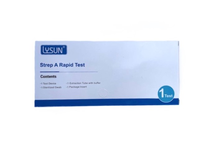 Lysun Strep A Rapid Test Τεστ Στρεπτόκοκκου