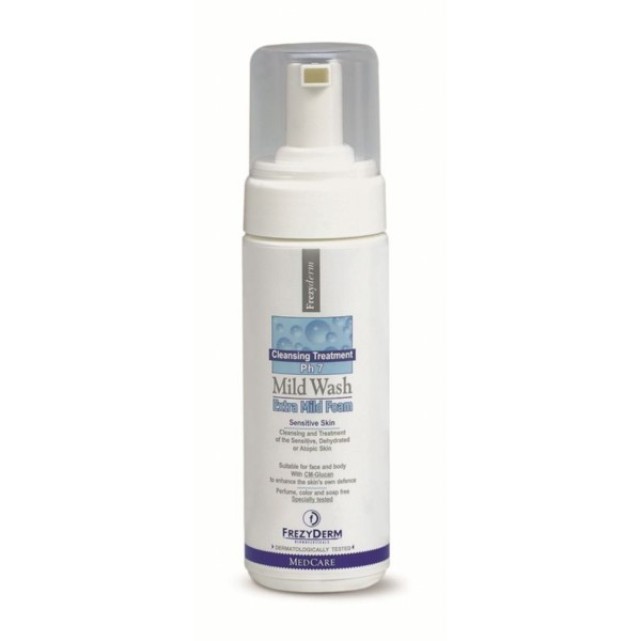 Frezyderm Mild Wash Foam Απαλός Αφρός Καθαρισμού 150ml