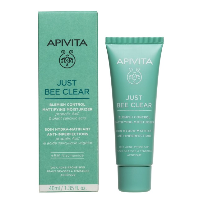 Apivita Just Bee Clear Κρέμα κατά των Ατελειών 40ml