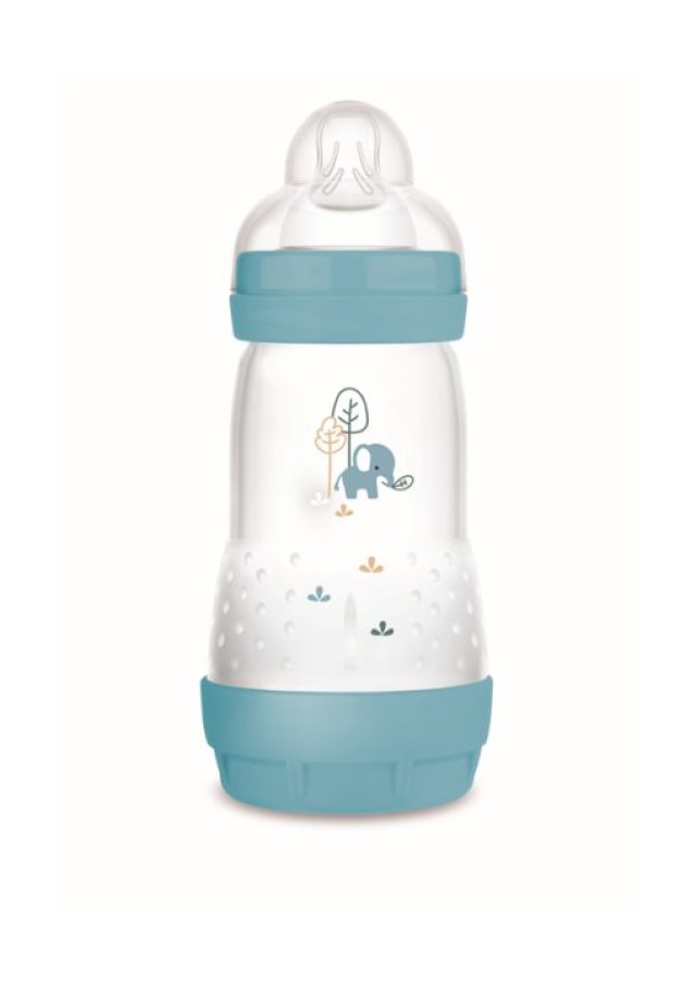 MAM Μπιμπερό Easy Start Anti-Colic Θηλή Σιλικόνης 2+ 260ml Μπλέ