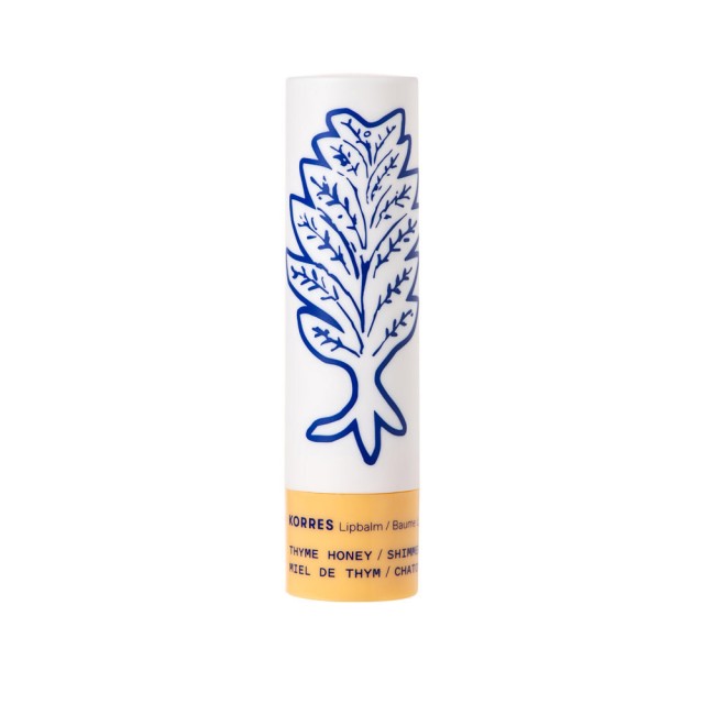 Korres Lip Balm Thyme Honey Shimmery Ενυδατική Φροντίδα για τα Χείλη με Μέλι για Έξτρα Λάμψη 4,5g