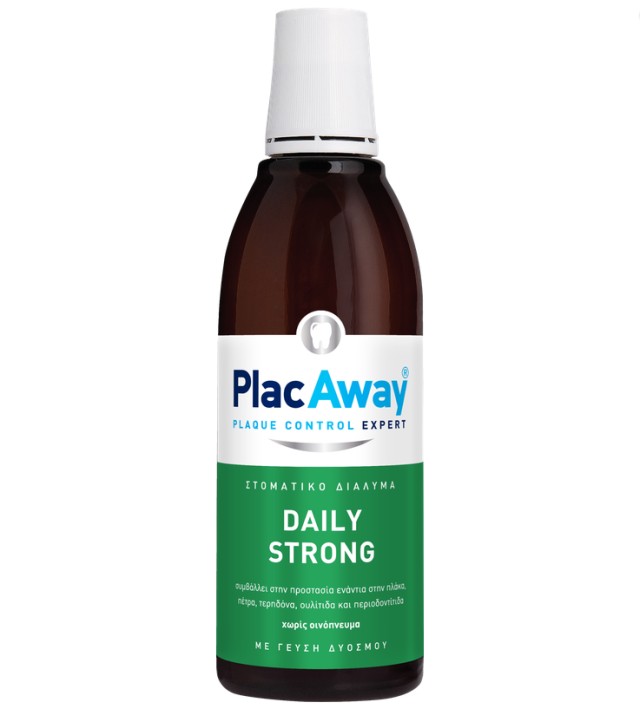 Plac Away Daily Care Strong Στοματικό Διάλυμα 500ml