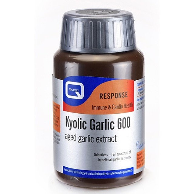 Quest Kyolic Garlic 600mg Aged Garlic Extract Tabs 60s