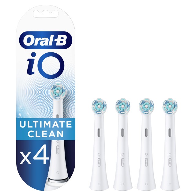 Oral-B Ανταλλακτικές Κεφαλές iO Ultimate Clean Λευκό 4τμχ