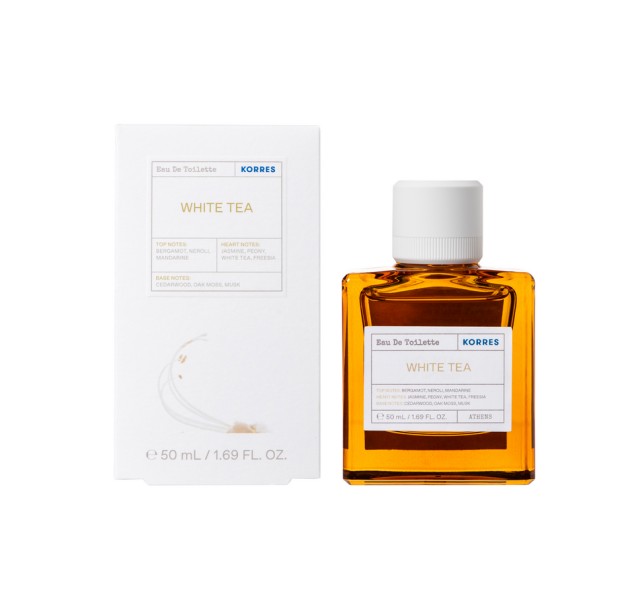 Korres White Tea Eau De Toilette Γυναικείο Άρωμα Λευκό Τσάι 50ml