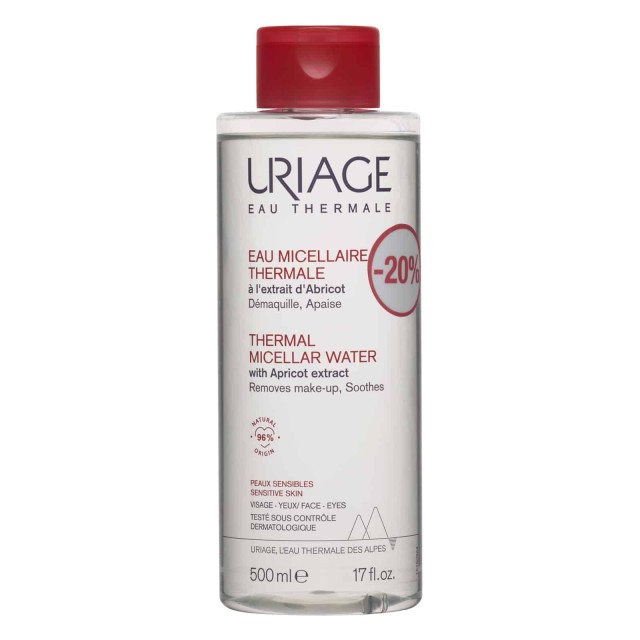 Uriage Eau Thermale Micellar Water With Apricot 500ml -20%