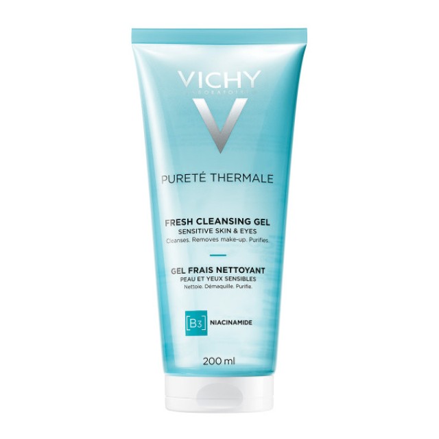 Vichy Purete Thermale Gel Καθαρισμού Προσώπου & Ματιών 200ml