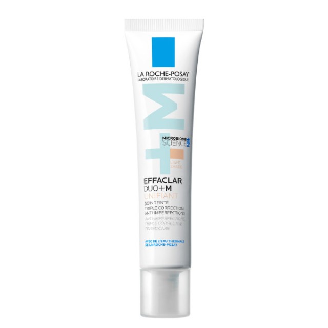 La Roche Posay Effaclar Duo+M Unifiant Light Επανορθωτική Κρέμα κατά των Ατελειών με Χρώμα 40ml