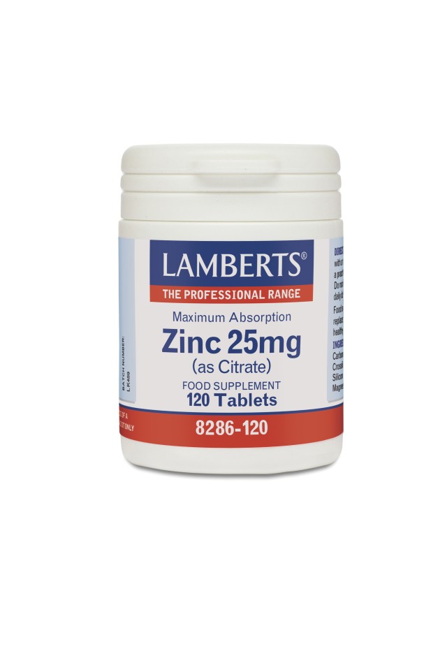 Lamberts Zinc 25mg 120tabs