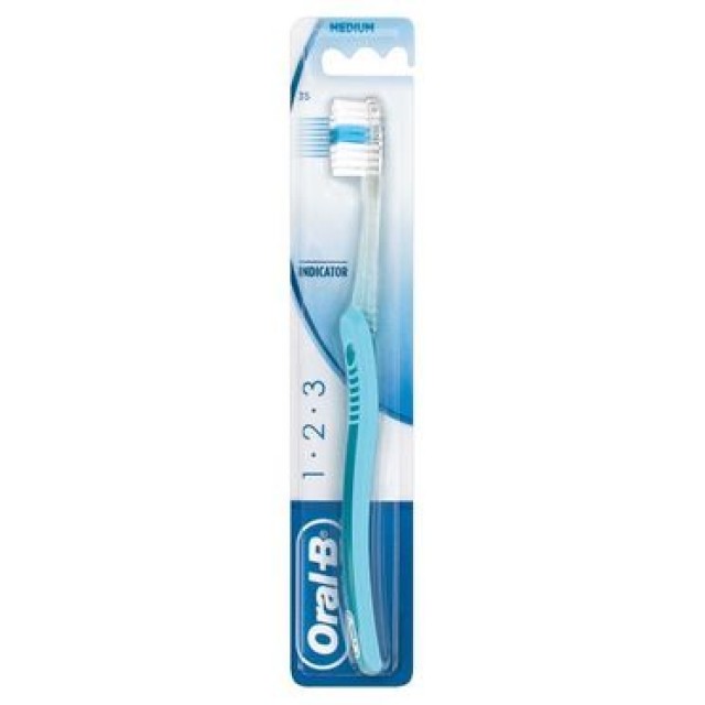 Oral-B Indicator Οδοντόβουρτσα Medium 35 Μπλέ