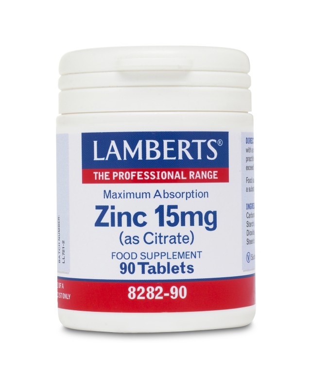 Lamberts Zinc 15mg 90tabs