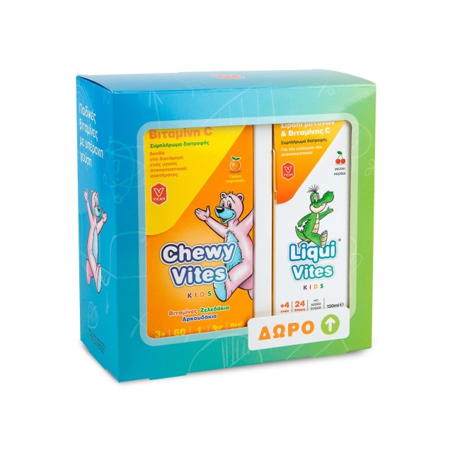 Chewy Vites Kids Vitamin C 60 Ζελεδάκια Promo Pack