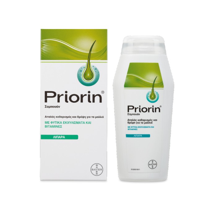 Priorin Σαμπουάν για Λιπαρά Μαλλιά 200ml