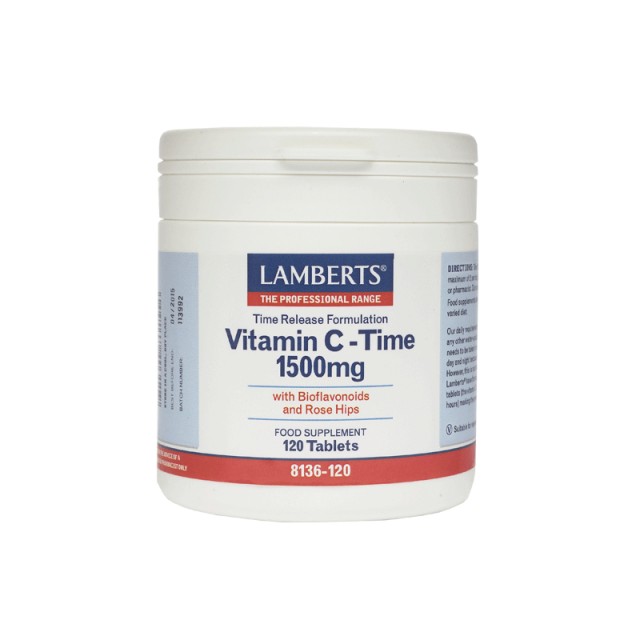 Lamberts Vitamin C Time 1500mg 120tabs