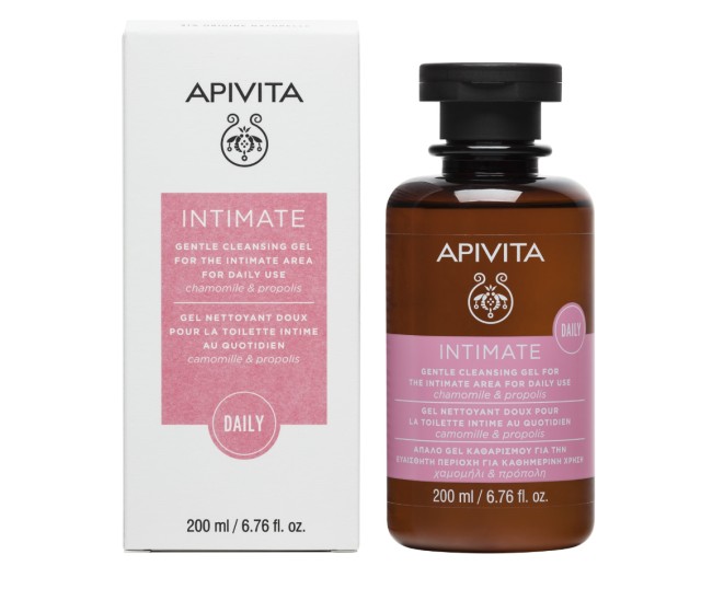 Apivita Intimate Daily Gel Καθαρισμού για την Ευαίσθητη Περιοχή Χαμομήλι & Πρόπολη 200ml