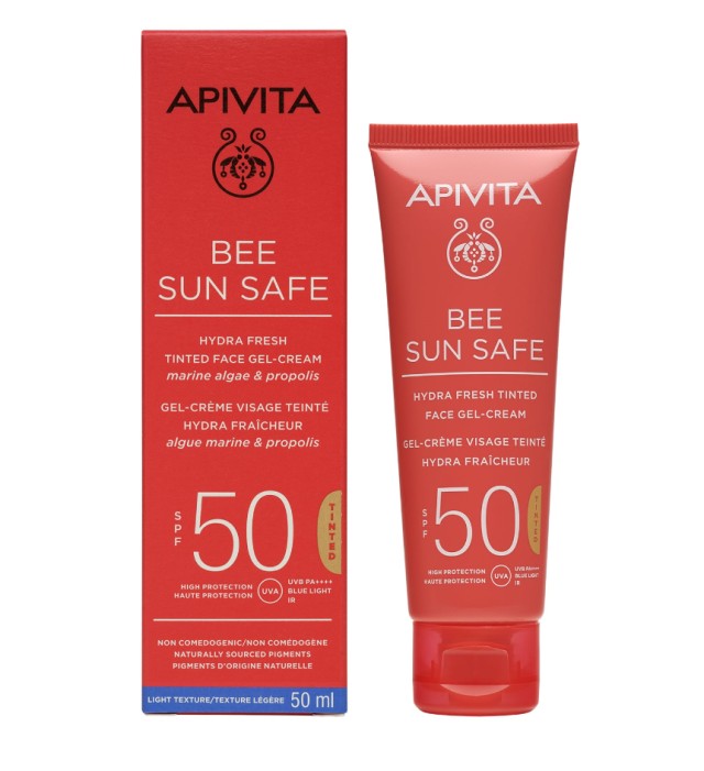 Apivita Bee Sun Safe Hydra Fresh Tinted Face Gel-Cream SPF50 50ml