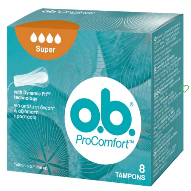 Johns OB Procomfort Super 8τμχ