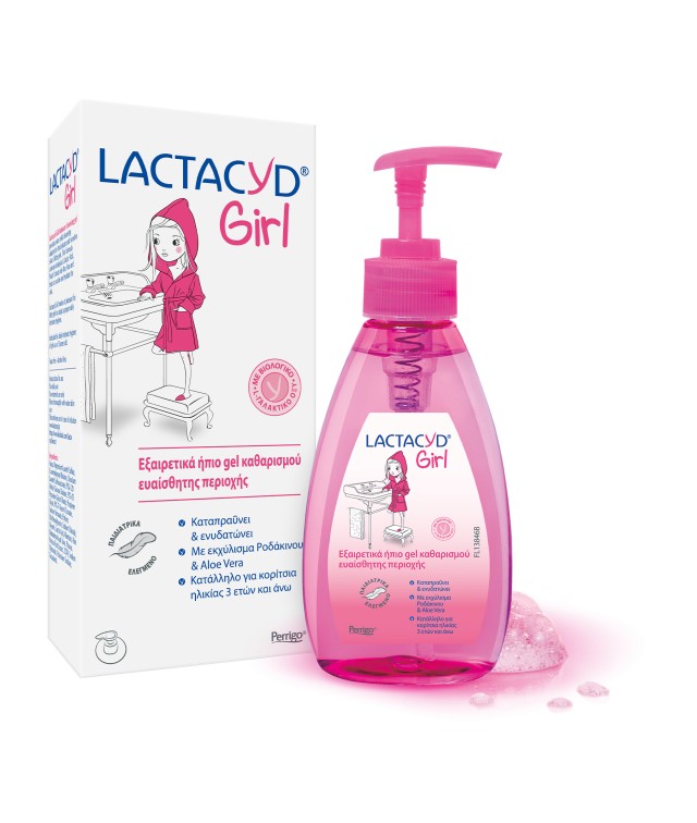 Lactacyd Girl Intimate Υγρό Gel Καθαρισμού για Κορίτσια 200ml