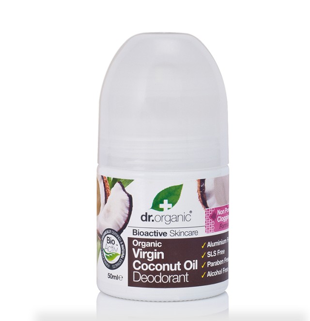 Dr. Organic Virgin Coconut Oil Αποσμητικό 50ml