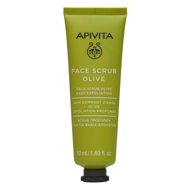 Apivita Scrub Προσώπου με Ελιά για Βαθιά Απολέπιση 50ml